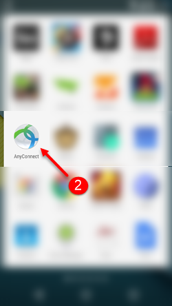 اجرای AnyConnect
