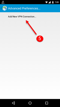 Add New VPN Connection