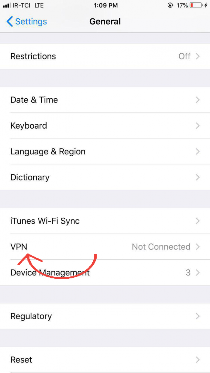 iOS VPN