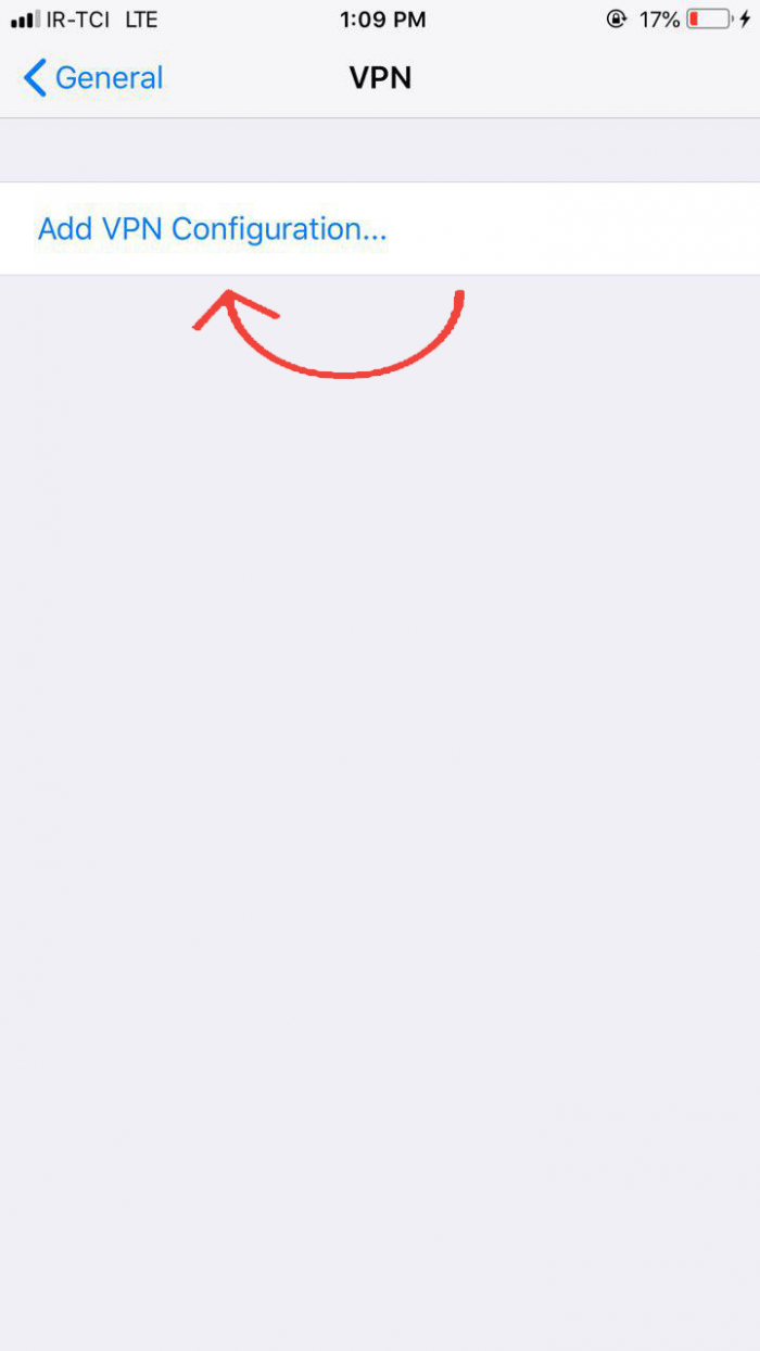 Add VPN Configuration