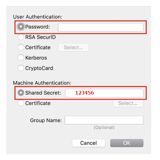 مرحله 6 - Password