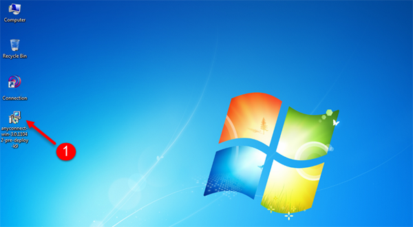 اجرای فایل نصب AnyConnect